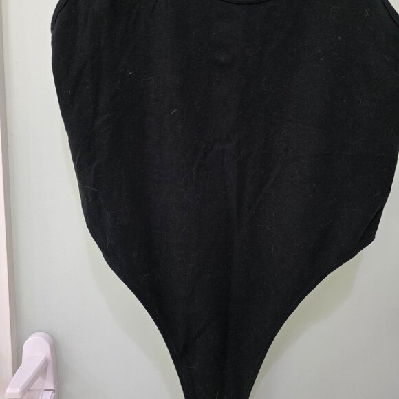 Victoria’s Sport Women’s Black Bodysuit – Size M – Scoop Neck One Piece - Picture 4 of 7